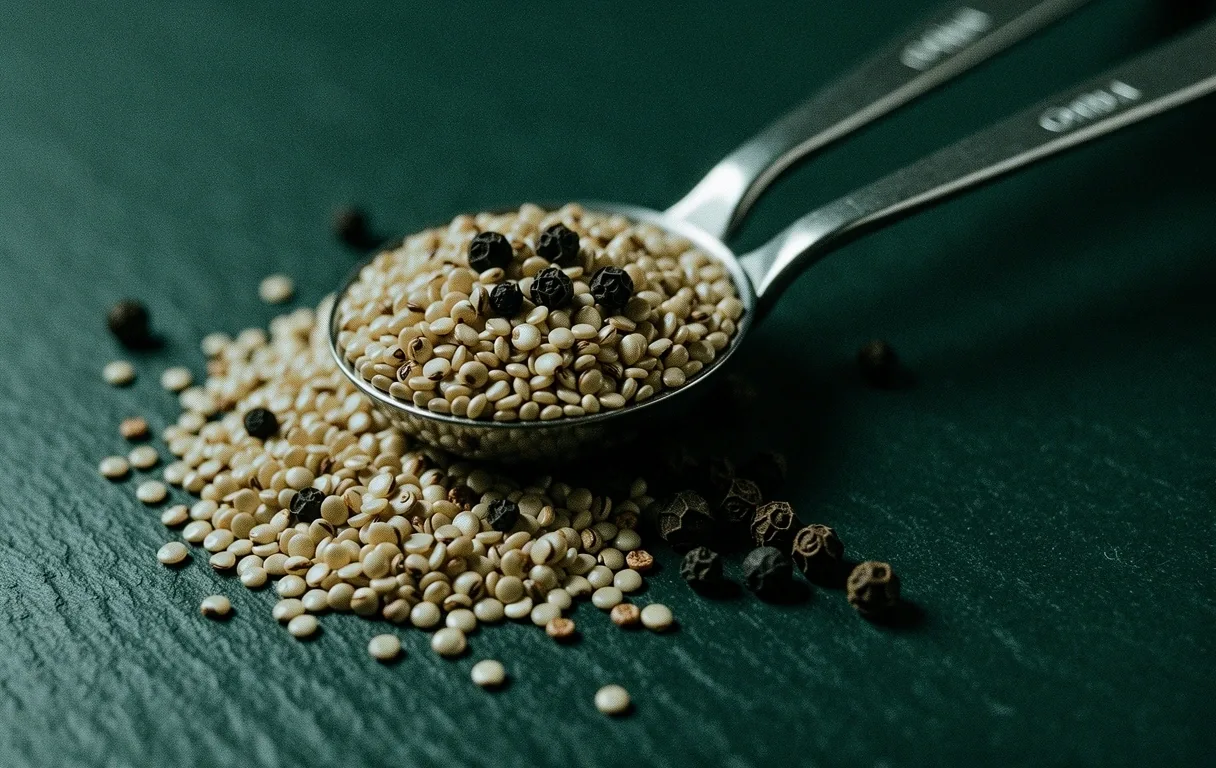 Visual represention of raw ingredients and precision